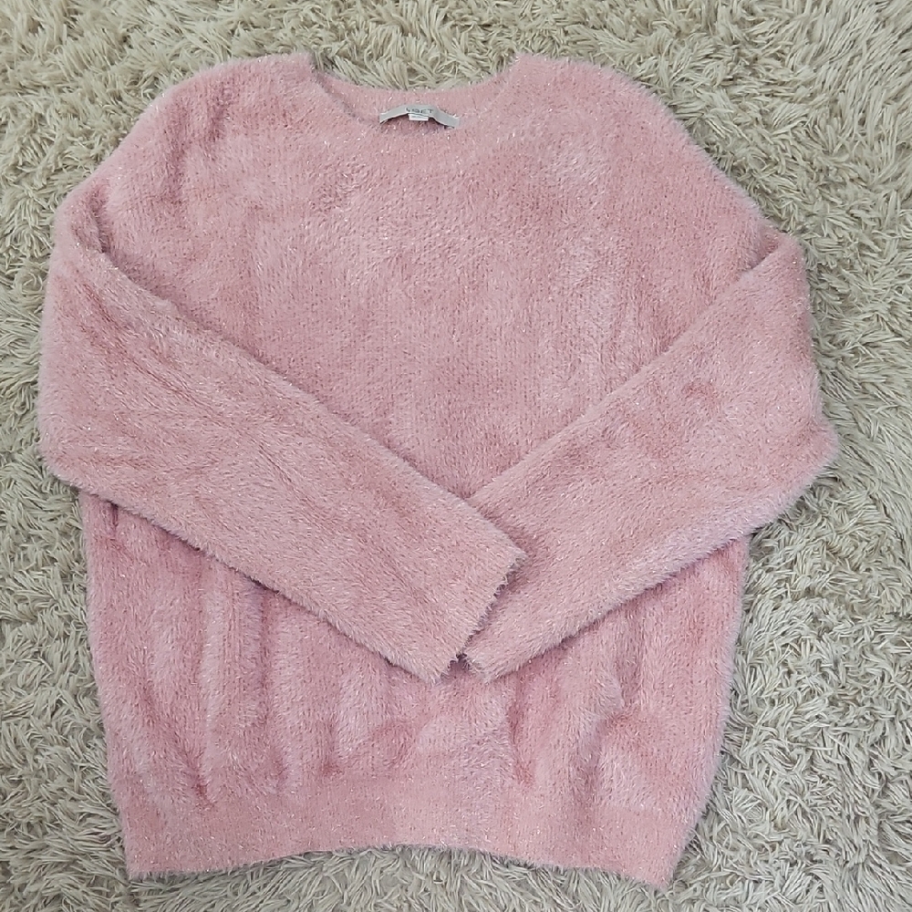 LOFT Soft Pink Crew Neck Sweater